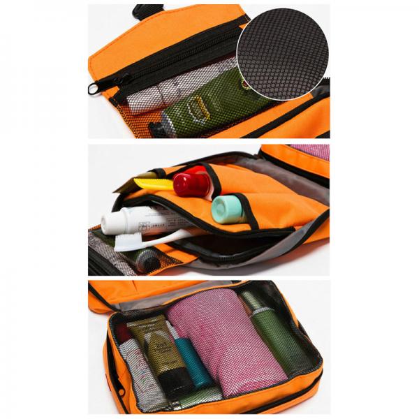 Colorful travel wash toiletry bags