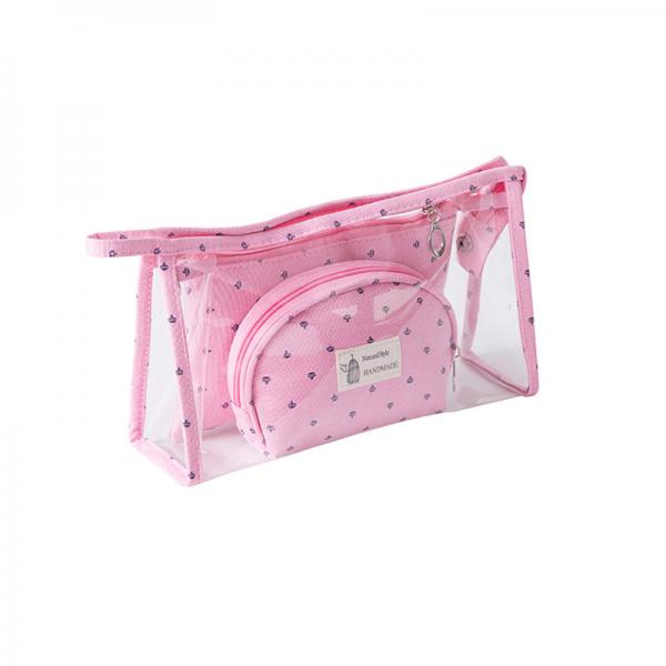  3pcs clear pvc makeup pouch