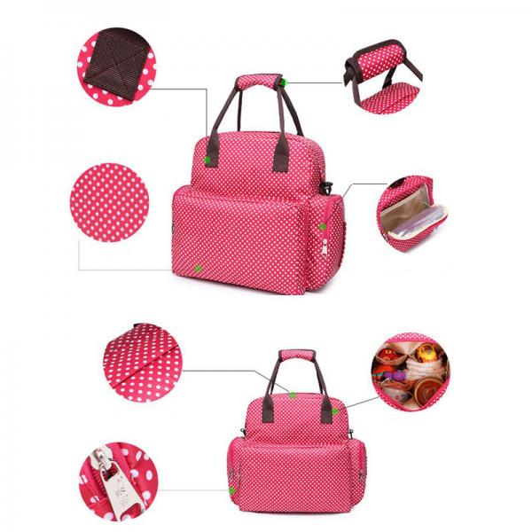 Dotted Diaper Bag