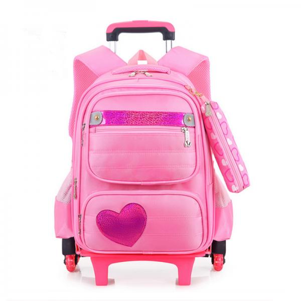 Girl's Wheeled Travel Backpack