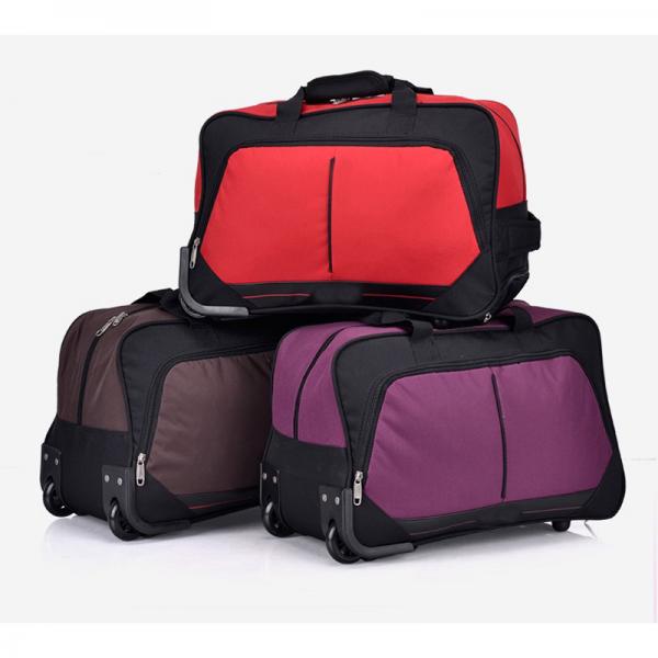 Red Capacity Business Rolling Gym bag