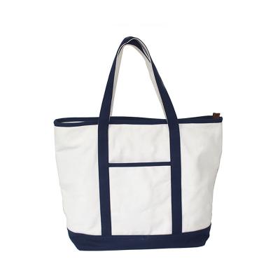 Large heavy canvas deluxe shopping tote bags