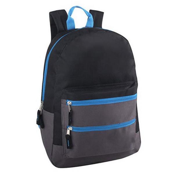 Promotional custom blue backpack for kids school boys sports day backpack